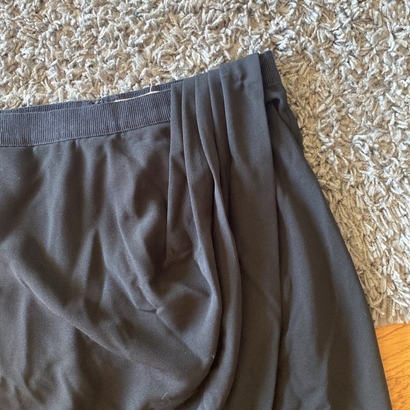 L'agence Black Draped Pencil Mini Skirt Size 4 - Picture 2 of 12